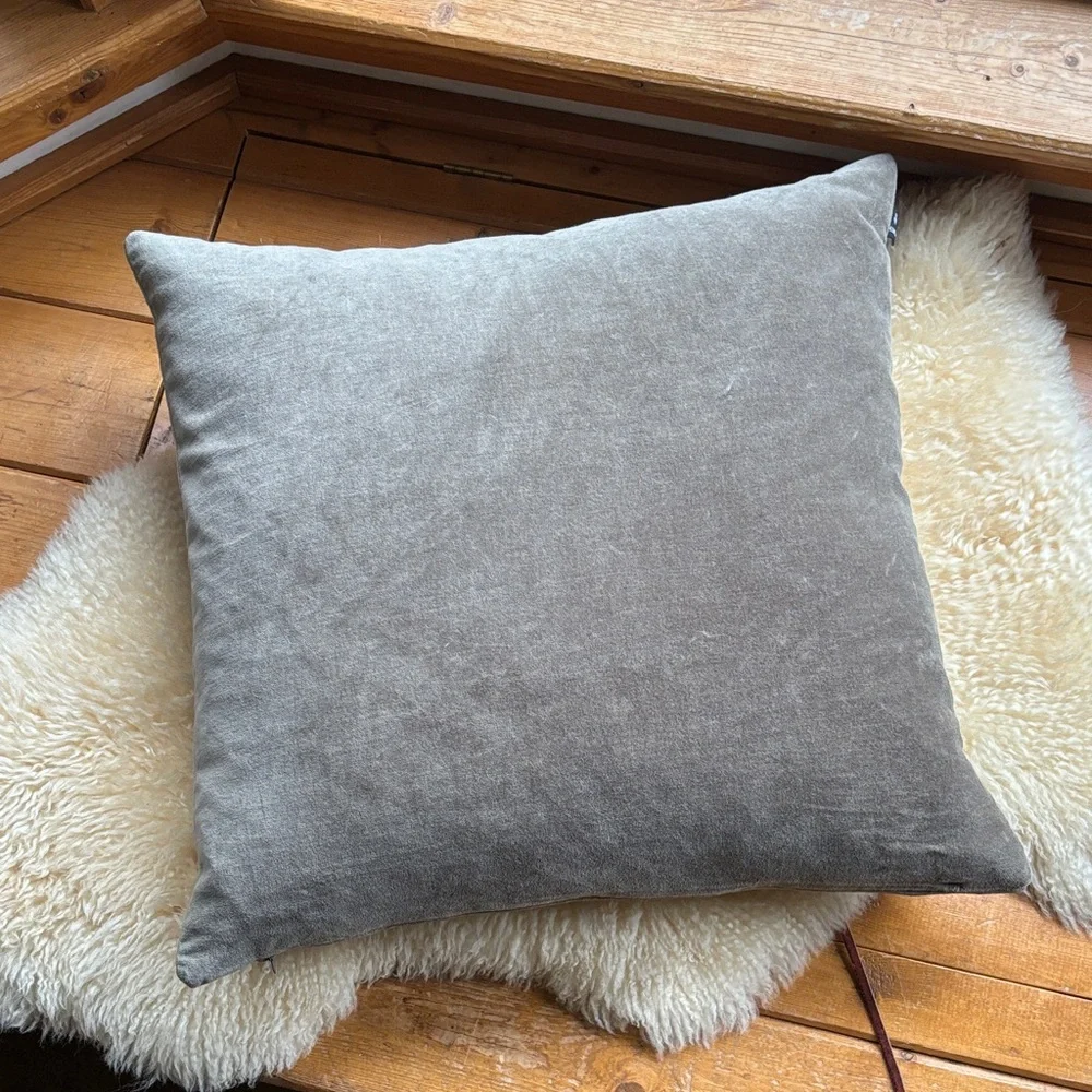 Swedish Velvet Throw Pillow - Picture 1 of 7